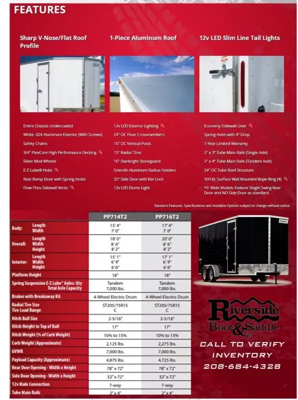 8.5'x20', only about 1,500 miles- excellent condition