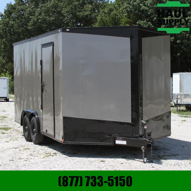 Lark 8.5X16 10K V-nose Enclosed CarhaulerXT Bl Lark 8.5X16 10K V-nose Enclosed CarhaulerXT Bl