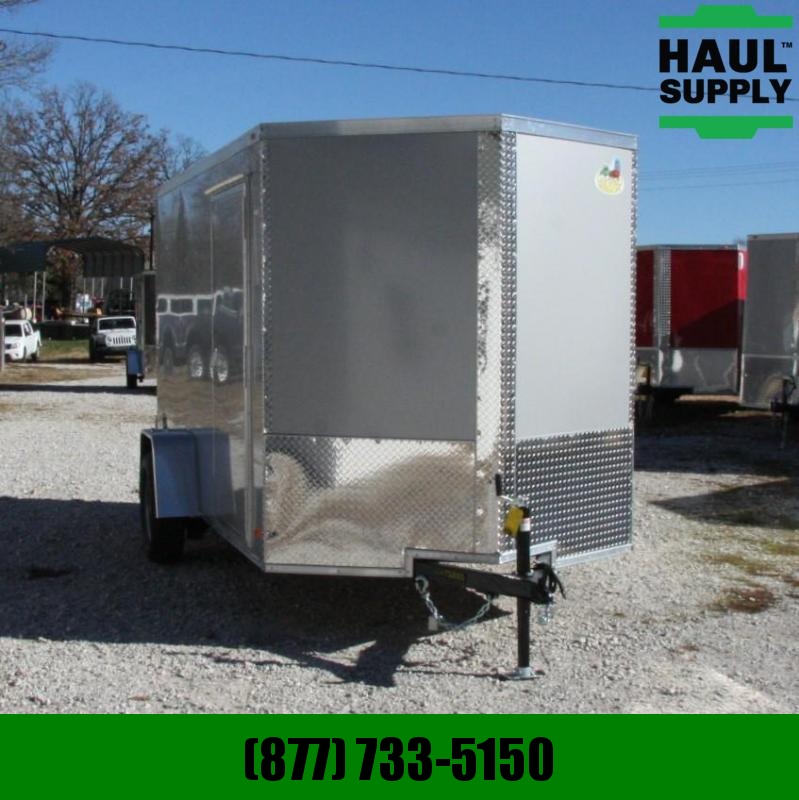 Covered Wagon Trailers 6X12 V-NOSE DOUBLE DOOR SIDE VENTS LEDS Covered Wagon Trailers 6X12 V-NOSE DOUBLE DOOR SIDE VENTS LEDS