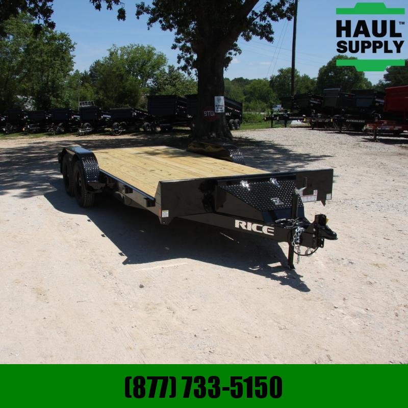 Rice 82X18 7K OPEN CAR HAULER REMOVEABLE TOOLB Rice 82X18 7K OPEN CAR HAULER REMOVEABLE TOOLB