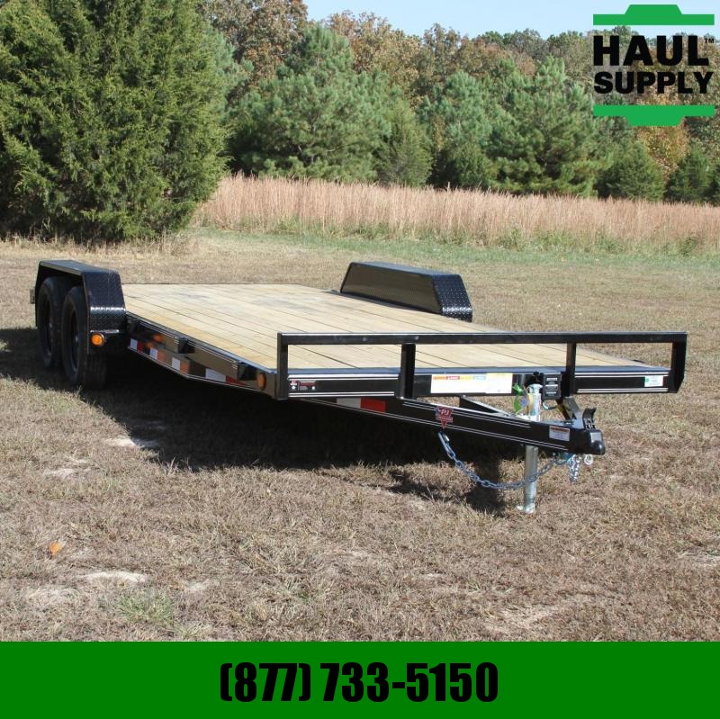 PJ Trailers 83X20 7K Open Car Hauler 4in Channel 2ft PJ Trailers 83X20 7K Open Car Hauler 4in Channel 2ft