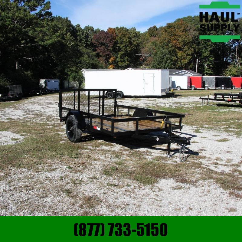 L&O Manufacturing 76X10 SINGLE AXLE UTILITY W/DOVE AND 3FT L&O Manufacturing 76X10 SINGLE AXLE UTILITY W/DOVE AND 3FT