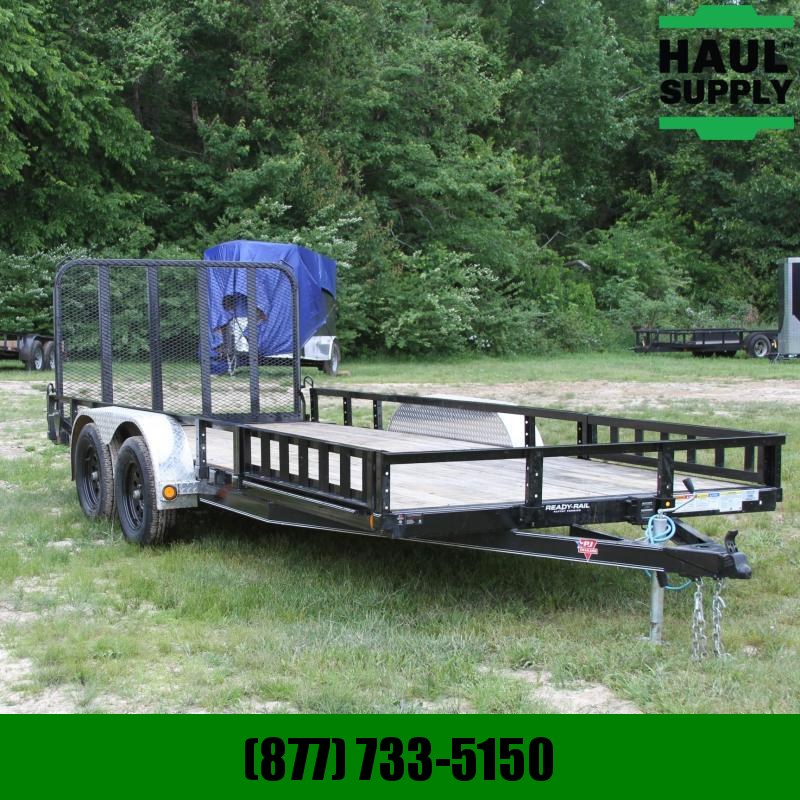 PJ Trailers 83X18 7K Channel Utility Dexter axles w/ PJ Trailers 83X18 7K Channel Utility Dexter axles w/