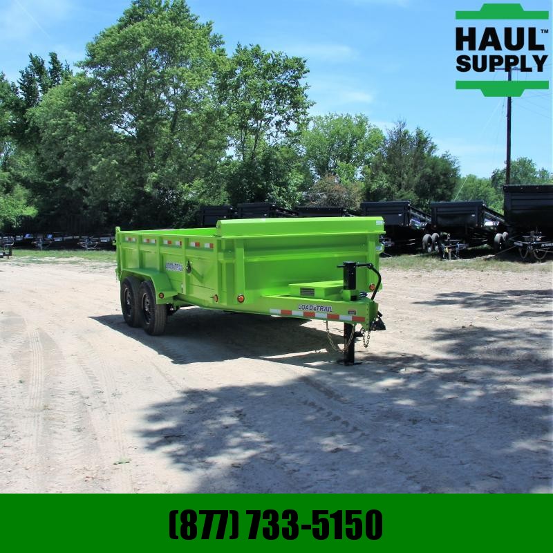 Load Trail 83X14 14K DUMP REAR SLIDE-IN RAMPS 1 MAX Load Trail 83X14 14K DUMP REAR SLIDE-IN RAMPS 1 MAX