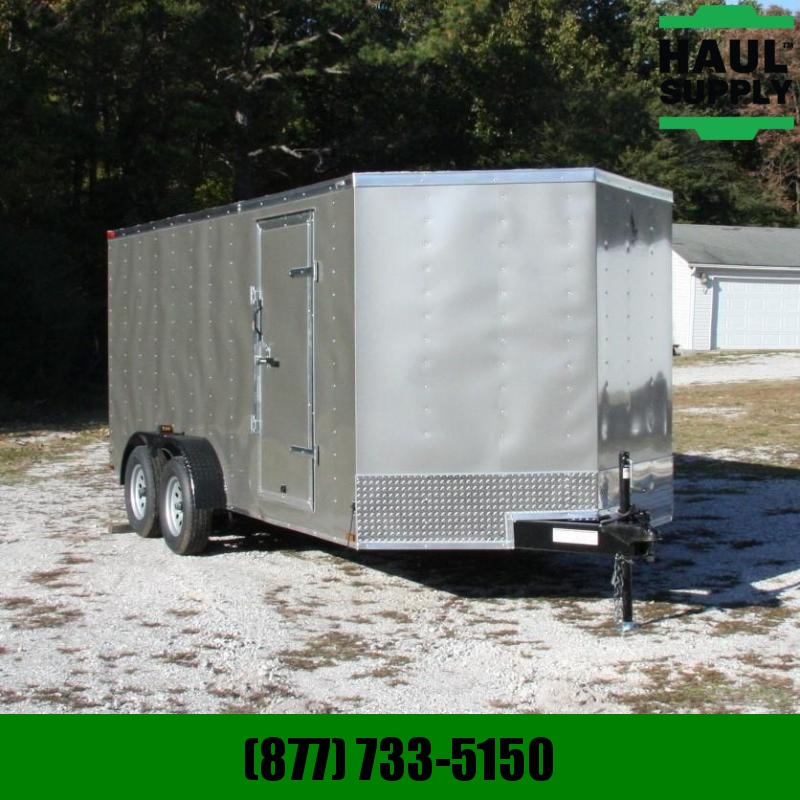 Lark 7X16 7K V-NOSE CARGO TRAILER REAR RAMP SI Lark 7X16 7K V-NOSE CARGO TRAILER REAR RAMP SI
