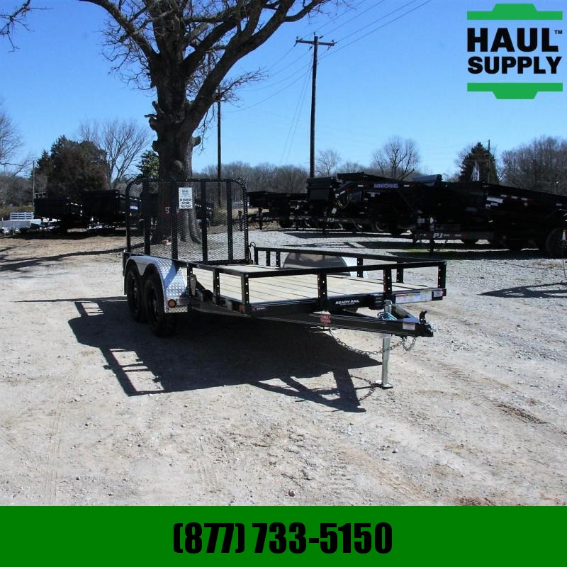 PJ Trailers 77X14 7K UTILITY TRAILER W/ FOLD IN GATE PJ Trailers 77X14 7K UTILITY TRAILER W/ FOLD IN GATE