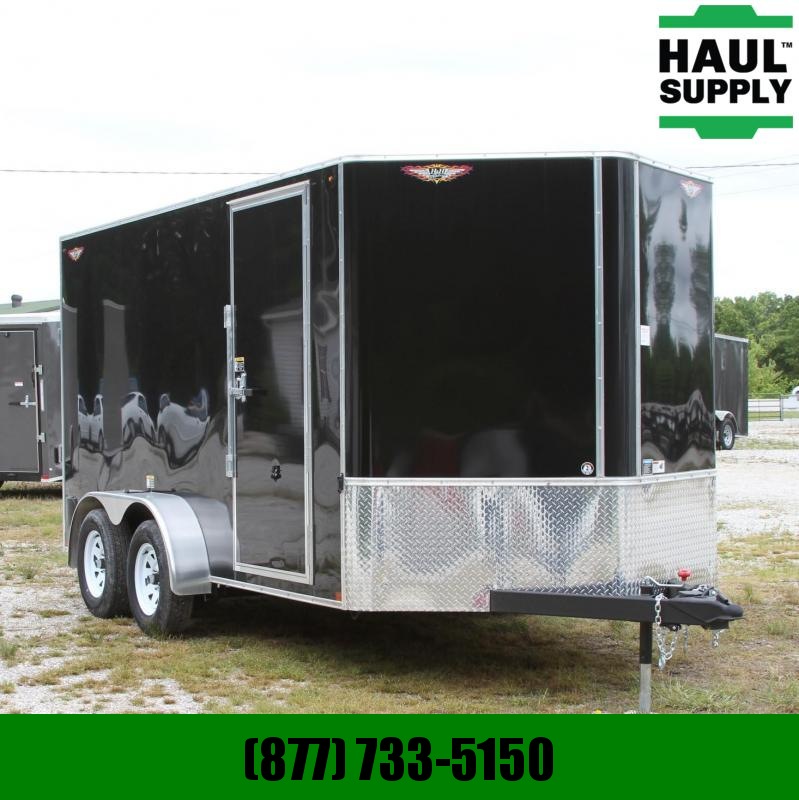 H and H Trailer 7X14 7K XXT V-NOSE CARGO TRAILER ROOF VEN H and H Trailer 7X14 7K XXT V-NOSE CARGO TRAILER ROOF VEN
