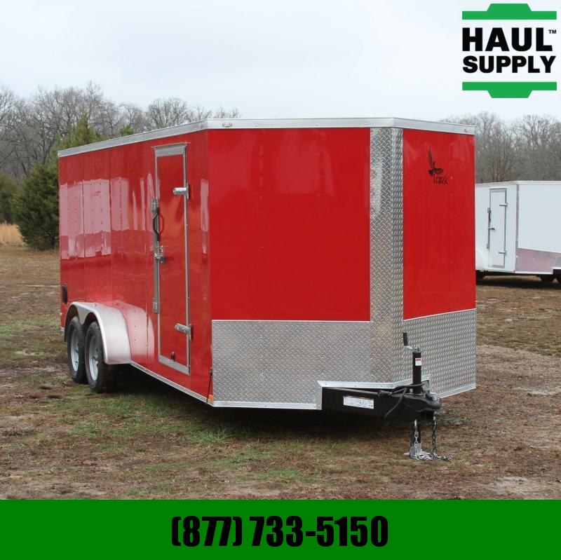 Lark 7X18 7K V-NOSE ENCLOSED CARGO TRAILER 16" Lark 7X18 7K V-NOSE ENCLOSED CARGO TRAILER 16"