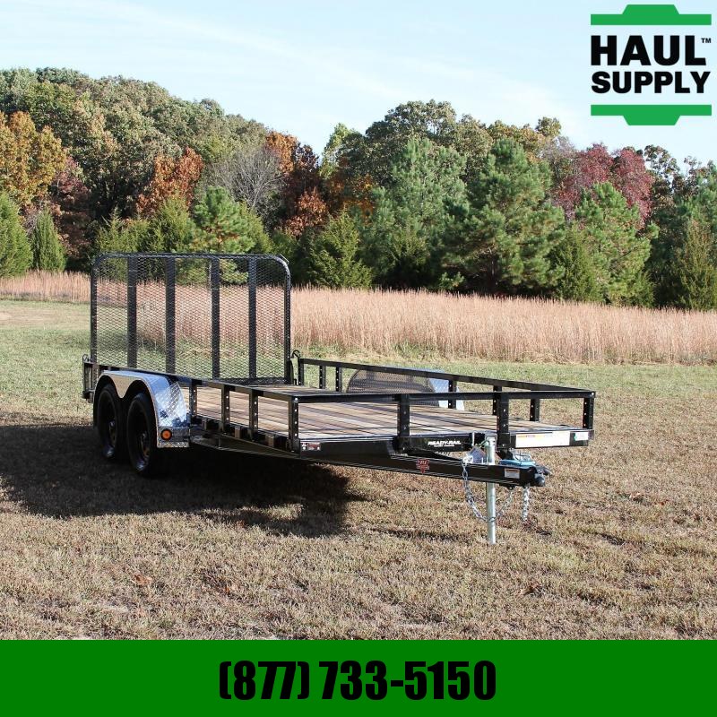 PJ Trailers 83X16 7K UTILITY TRAILER W/ FOLD IN GATE PJ Trailers 83X16 7K UTILITY TRAILER W/ FOLD IN GATE