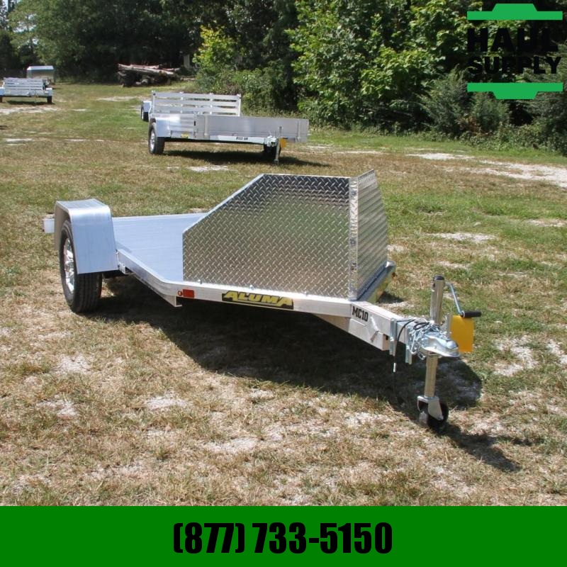 Aluma 51X10+MOTORCYCLE TRAILER W/SLIDE-OUT RAMP Aluma 51X10+MOTORCYCLE TRAILER W/SLIDE-OUT RAMP