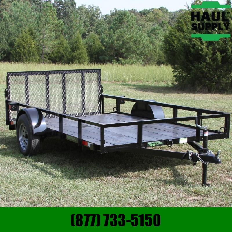 Wicked Trailer Manufacturing 76X12 SINGLE AXLE UTILITY 10FT +2FT DOVE Wicked Trailer Manufacturing 76X12 SINGLE AXLE UTILITY 10FT +2FT DOVE