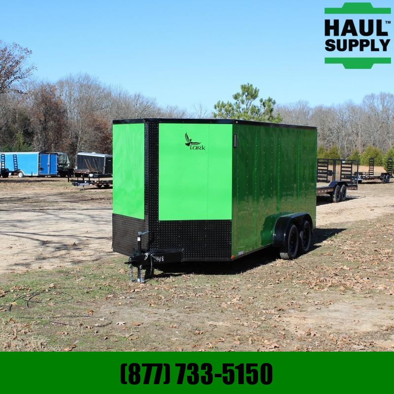 Lark LARK 7X16 7K V-NOSE CARGO TRAILER XT REAR Lark LARK 7X16 7K V-NOSE CARGO TRAILER XT REAR