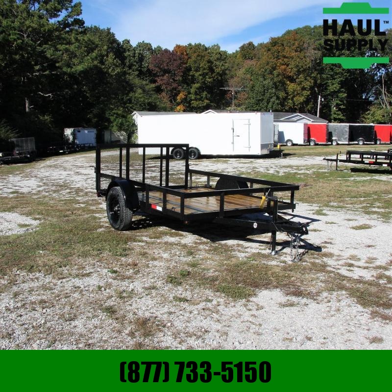 L&O Manufacturing 76X10 SINGLE AXLE UTILITY W/DOVE AND 3FT L&O Manufacturing 76X10 SINGLE AXLE UTILITY W/DOVE AND 3FT