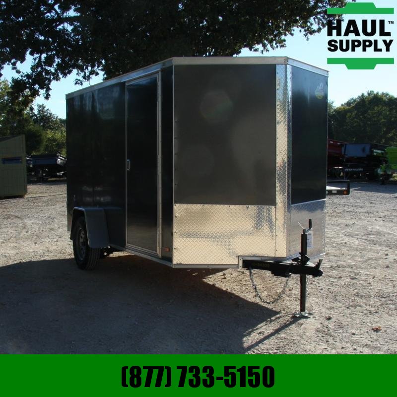 Covered Wagon Trailers 6X12 V-NOSE CARGO TRAILER DOUBLE REAR DOO Covered Wagon Trailers 6X12 V-NOSE CARGO TRAILER DOUBLE REAR DOO