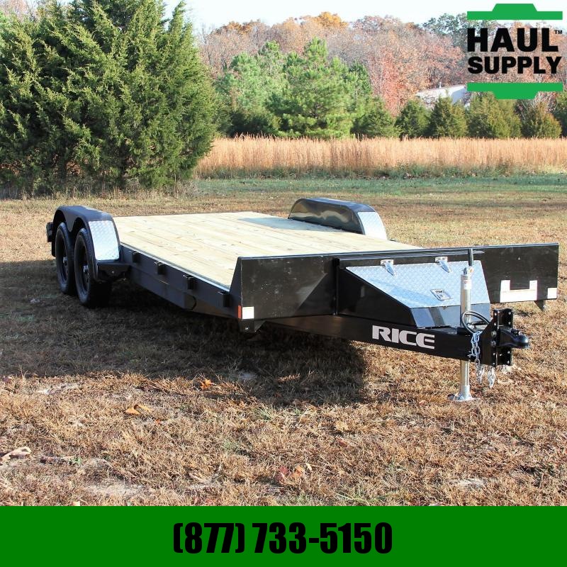Rice 82X187K OPEN CAR HAULER 5FT RAMPS RADIAL Rice 82X187K OPEN CAR HAULER 5FT RAMPS RADIAL
