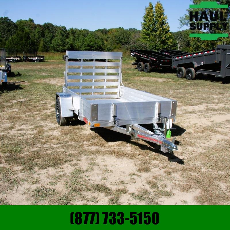 ALCOM 5X8 ALUMINUM UTILITY TRAILER W/10IN SIDES ALCOM 5X8 ALUMINUM UTILITY TRAILER W/10IN SIDES