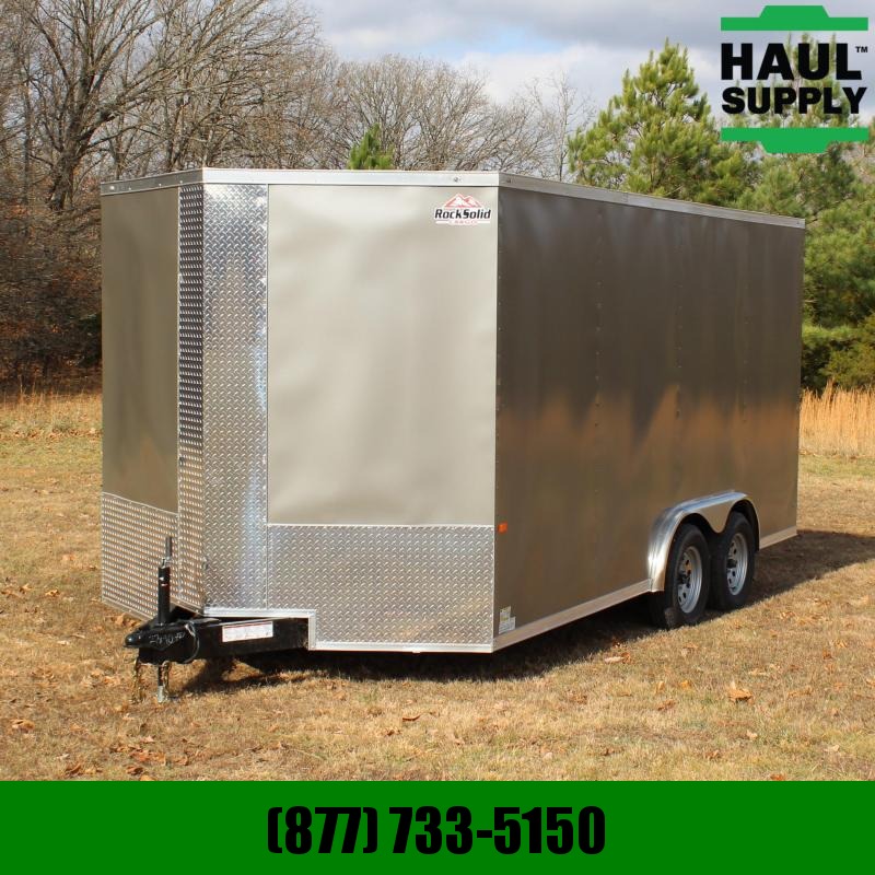 Rock Solid Cargo 8X16 7K V-NOSE XT ENCLOSED CARGO TRAILER Rock Solid Cargo 8X16 7K V-NOSE XT ENCLOSED CARGO TRAILER
