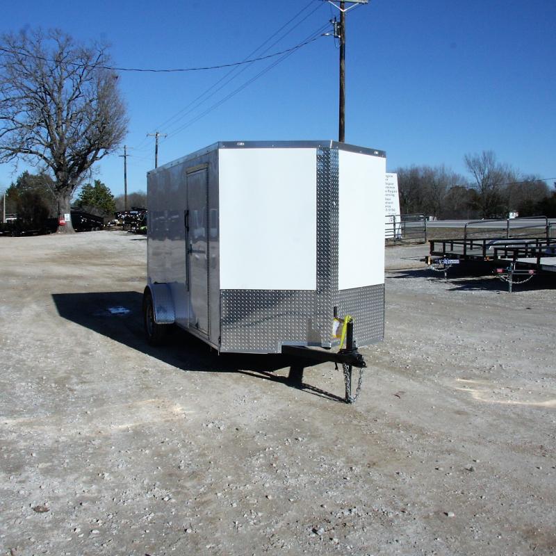 High Country Trailers 6X12 V-NOSE CARGO TRAILER REAR RAMP SIDE High Country Trailers 6X12 V-NOSE CARGO TRAILER REAR RAMP SIDE