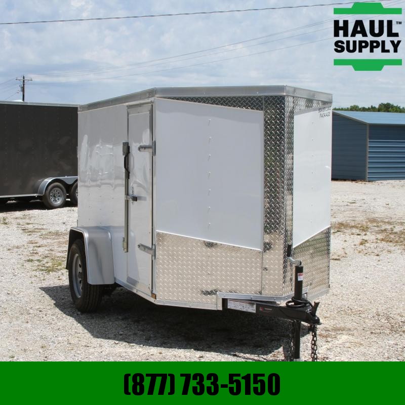 Lark 5X8 V-nose Cargo Trailer Double Rear Door Lark 5X8 V-nose Cargo Trailer Double Rear Door
