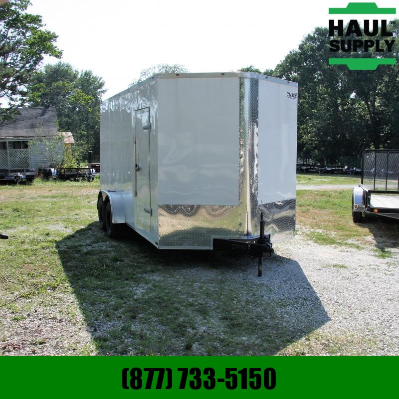 Cynergy Cargo 7X16 7K XXT V-NOSE CARGO TRAILER W/DOUBLE Cynergy Cargo 7X16 7K XXT V-NOSE CARGO TRAILER W/DOUBLE