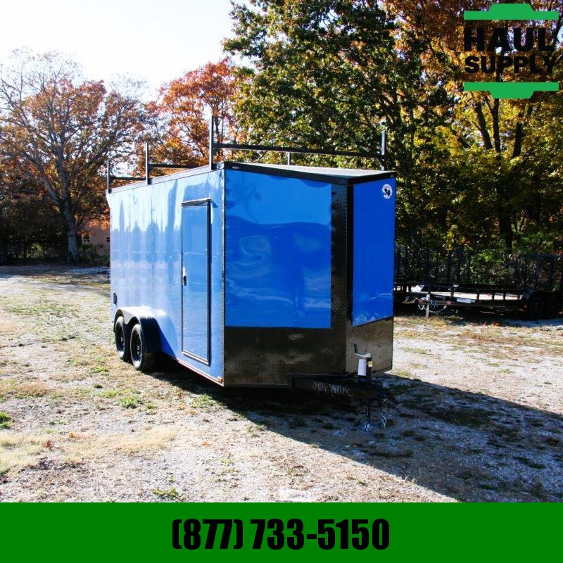 Quality Cargo 7X16 7K XXT V-NOSE CARGO TRAILER REAR RAM Quality Cargo 7X16 7K XXT V-NOSE CARGO TRAILER REAR RAM