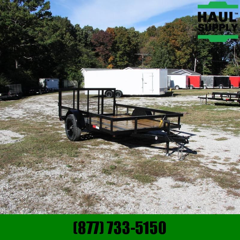 L&O Manufacturing 76X10 SINGLE AXLE UTILITY W/DOVE AND 3FT L&O Manufacturing 76X10 SINGLE AXLE UTILITY W/DOVE AND 3FT