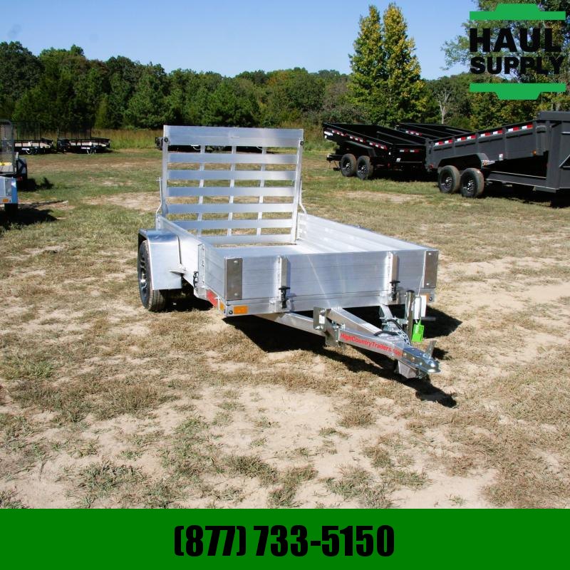 ALCOM 5X8 ALUMINUM UTILITY TRAILER W/10IN SIDES ALCOM 5X8 ALUMINUM UTILITY TRAILER W/10IN SIDES