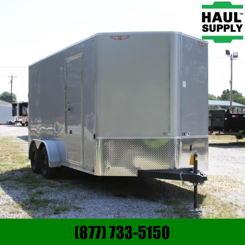H and H Trailer 7X16 7K V-NOSE CARGO TRAILER XXT REAR RAM H and H Trailer 7X16 7K V-NOSE CARGO TRAILER XXT REAR RAM