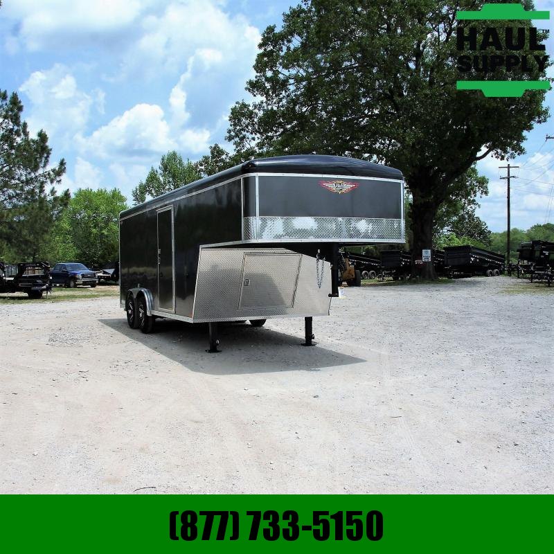 H and H Trailer 8X16 10K TOPLINE GOOSENECK CARGO TRAILER H and H Trailer 8X16 10K TOPLINE GOOSENECK CARGO TRAILER