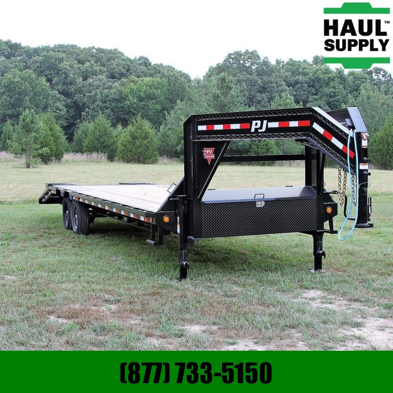 PJ Trailers 102X30 Low Pro 14K Gooseneck 7K Dexters 5 PJ Trailers 102X30 Low Pro 14K Gooseneck 7K Dexters 5