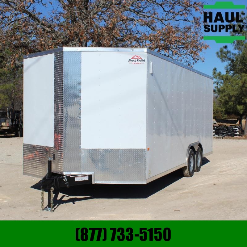 Rock Solid Cargo 8.5X20 7K XXT V-NOSE ENCLOSED CAR HAULER Rock Solid Cargo 8.5X20 7K XXT V-NOSE ENCLOSED CAR HAULER