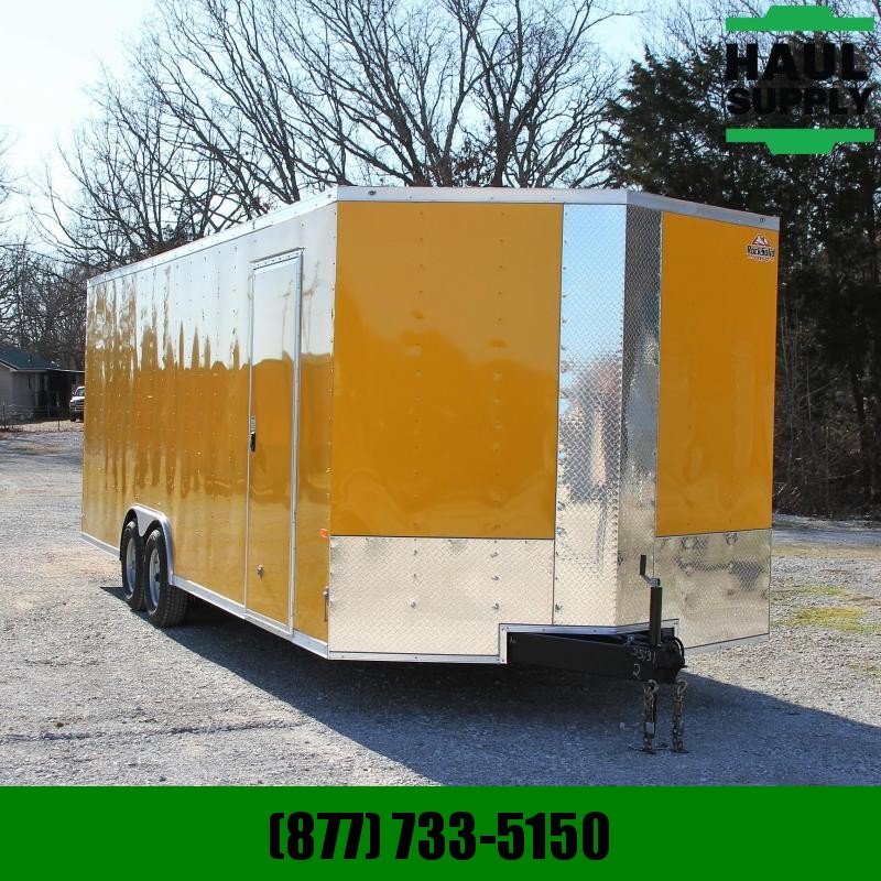 Rock Solid Cargo 8.5X24 10K XT V-NOSE ENCLOSED CAR HAULER Rock Solid Cargo 8.5X24 10K XT V-NOSE ENCLOSED CAR HAULER
