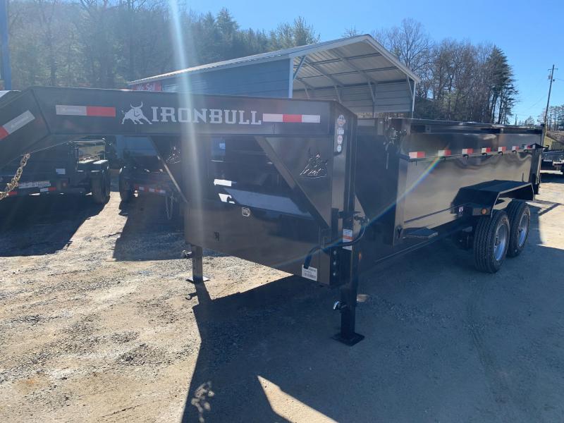 2023 Iron Bull DHG 20K 7X16 Dump Trailer (3' Sides)