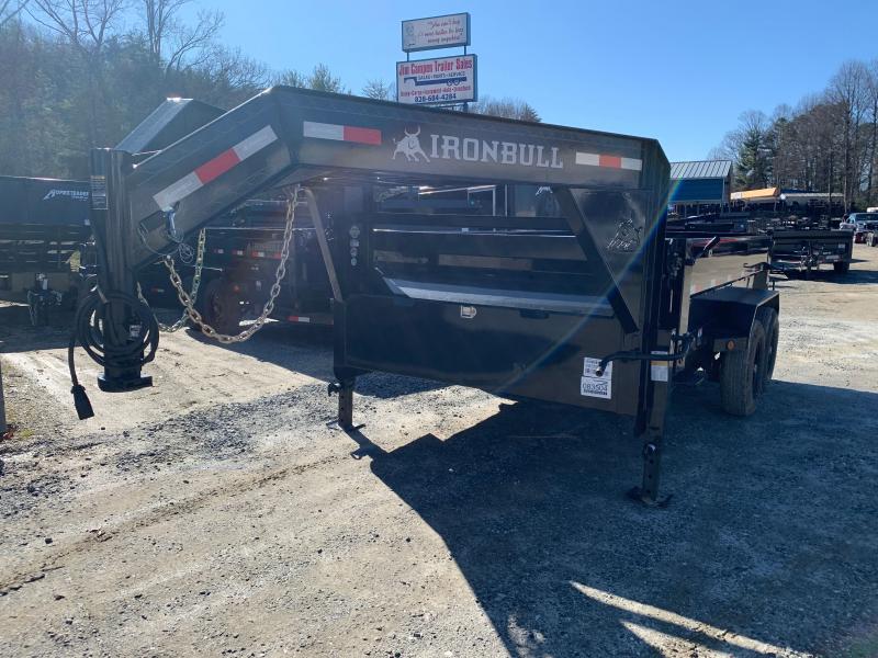 2022 Iron Bull 7x12 14K Gooseneck Dump Trailer