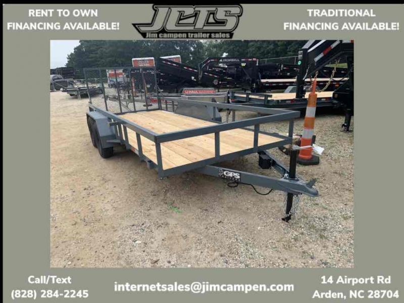 2023 GPS Trailers 7X20 10K Utility Trailer