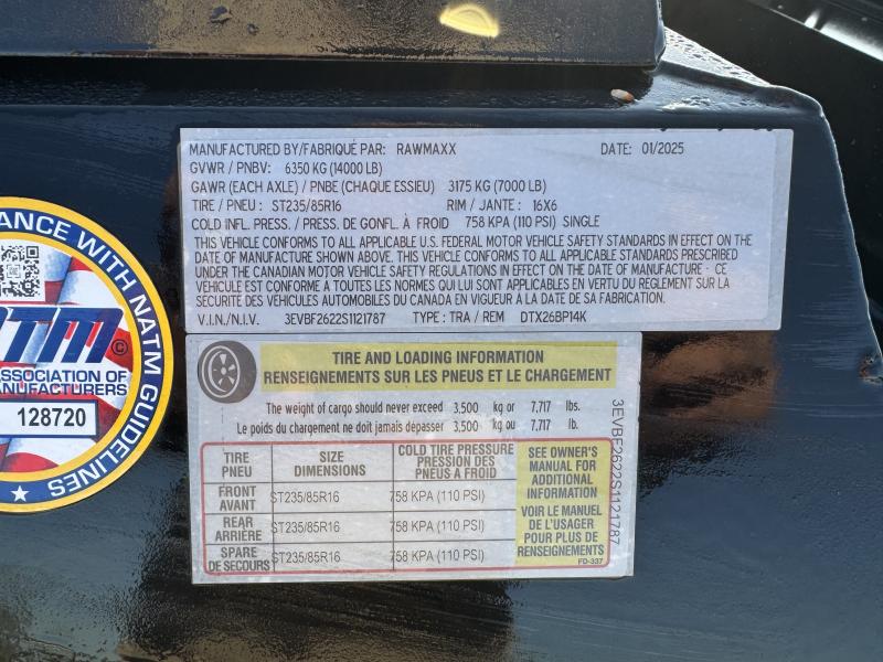 new Tilt Trailers RawMaxx  for sale, in Seminole, TX Thumbnail 9