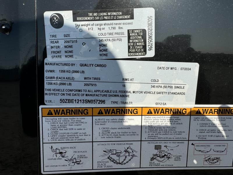 new Cargo (Enclosed) Trailers Quality Cargo  for sale, in Beasley, TX Thumbnail 8