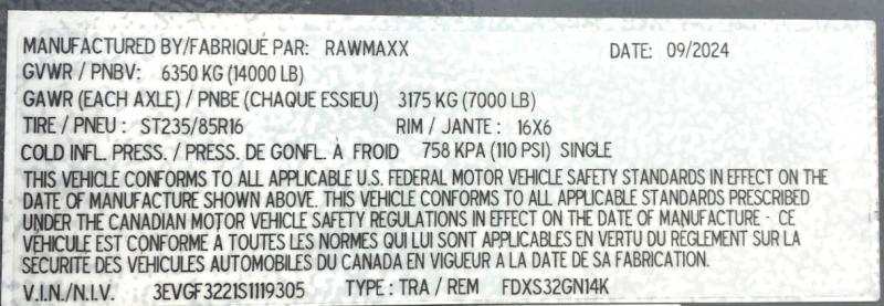 new Equipment / Flatbed Trailers RawMaxx  for sale, in Sweetwater, TX Thumbnail 7