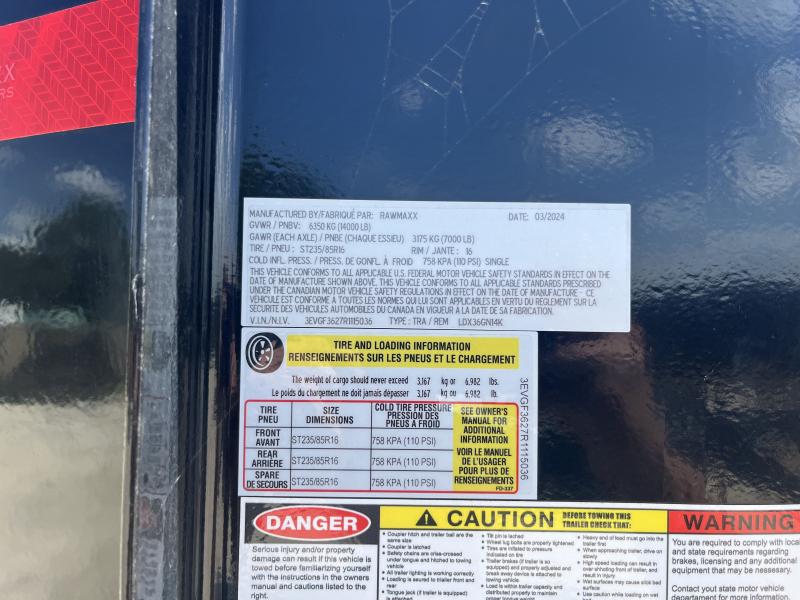 new Car Haulers / Racing Trailers RawMaxx  for sale, in Seminole, TX Thumbnail 2