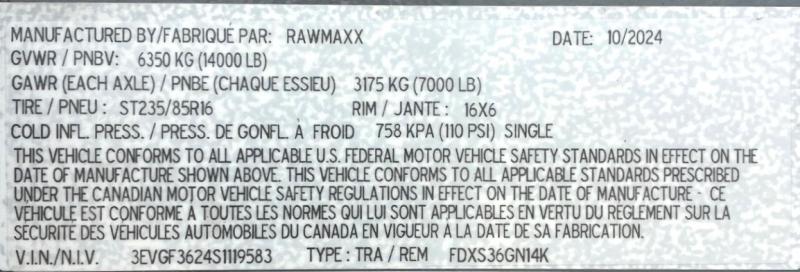 new Equipment / Flatbed Trailers RawMaxx  for sale, in Sweetwater, TX Thumbnail 7