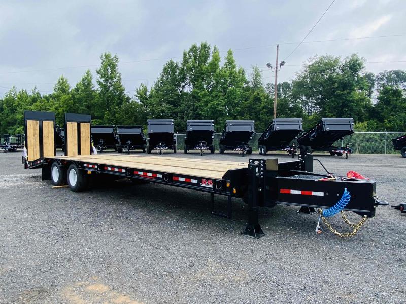New 2021 Behnke 8.5ft x 32ft 40k Tandem Axle Extreme-Duty Bumper Pull Flatbed (Black) New 2021 Behnke 8.5ft x 32ft 40k Tandem Axle Extreme-Duty Bumper Pull Flatbed (Black)