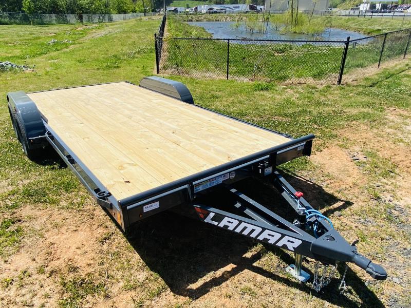 New 2021 Lamar 7ft x 18ft 7k Tandem Axle Bumper Pull Car/Equipment Hauler (Lamar Gray) New 2021 Lamar 7ft x 18ft 7k Tandem Axle Bumper Pull Car/Equipment Hauler (Lamar Gray)