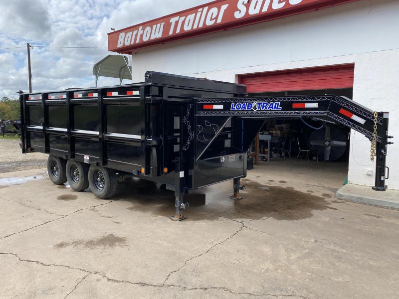 Used 2020 Load Trail 8.5ft x 16ft 21k Triple Axle Heavy-Duty Hurricane Gooseneck Dump (Black) Used 2020 Load Trail 8.5ft x 16ft 21k Triple Axle Heavy-Duty Hurricane Gooseneck Dump (Black)