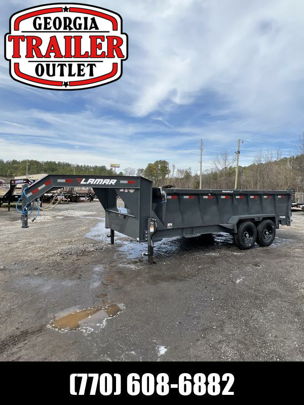 Dump Trailer Lamar 7 X 16 14k