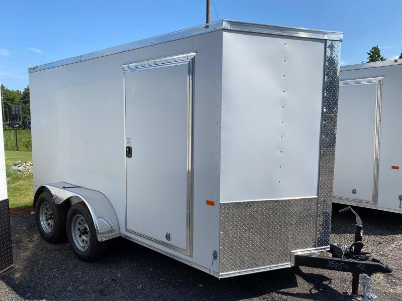 New 2022 Rock Solid 6ft x 12ft 7k Tandem Axle Bumper Pull Enclosed w/6ft walls (White) New 2022 Rock Solid 6ft x 12ft 7k Tandem Axle Bumper Pull Enclosed w/6ft walls (White)