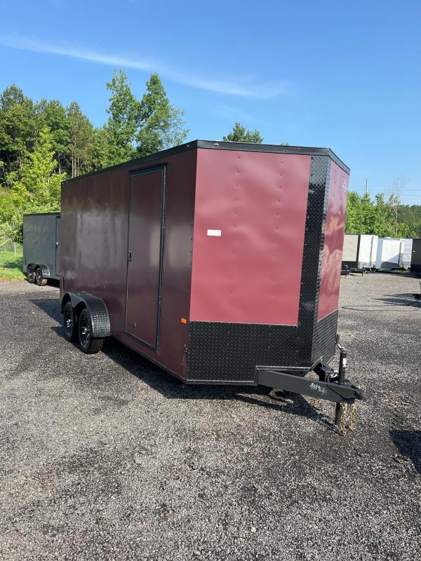 Enclosed Cargo Trailer Rock Solid 7 X 16 7k Enclosed Cargo Trailer Rock Solid 7 X 16 7k