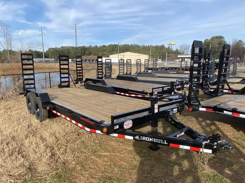 New 2021 Iron Bull 7ft x 20ft 14k Tandem Axle Bumper Pull Car/Equipment Hauler (Black) New 2021 Iron Bull 7ft x 20ft 14k Tandem Axle Bumper Pull Car/Equipment Hauler (Black)