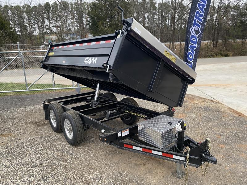Used 2021 Cam Superline 6ft x 10ft 10k Tandem Axle Bumper Pull Dump w/1.5ft walls (Black) Used 2021 Cam Superline 6ft x 10ft 10k Tandem Axle Bumper Pull Dump w/1.5ft walls (Black)