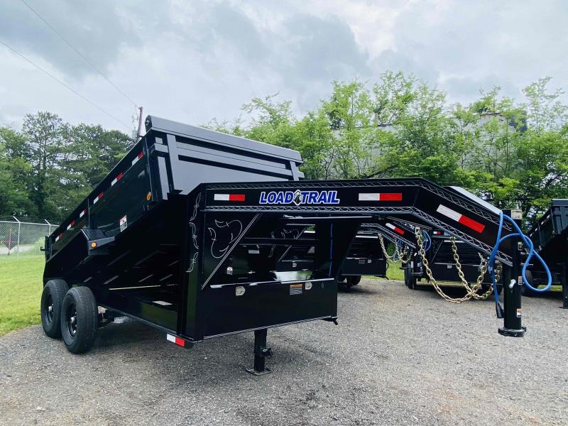 New 2021 Load Trail 7ft x 12ft 14k Tandem Axle Gooseneck Dump w/2ft walls (Black) New 2021 Load Trail 7ft x 12ft 14k Tandem Axle Gooseneck Dump w/2ft walls (Black)