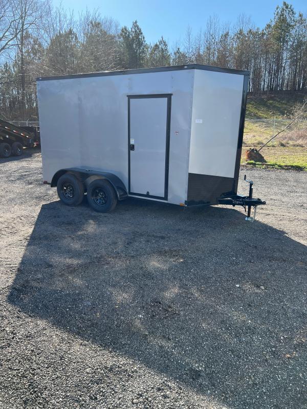 New 2022 Spartan 6ft x 12ft 7k Tandem Axle Bumper Pull Enclosed w/7ft walls & Ramp Door (Silver Frost w/BO) New 2022 Spartan 6ft x 12ft 7k Tandem Axle Bumper Pull Enclosed w/7ft walls & Ramp Door (Silver Frost w/BO)